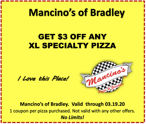 Mancino's Pizza Coupon